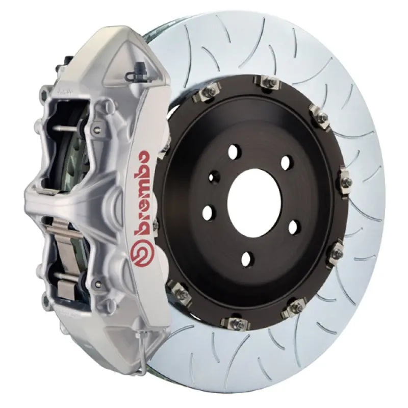 Brembo 10-15 Camaro Ss/12-15 Camaro Zl1 Fr Gt Bbk 6Pist Cast 405X34 2Pc Rotor Slotted Type3-Silver 1