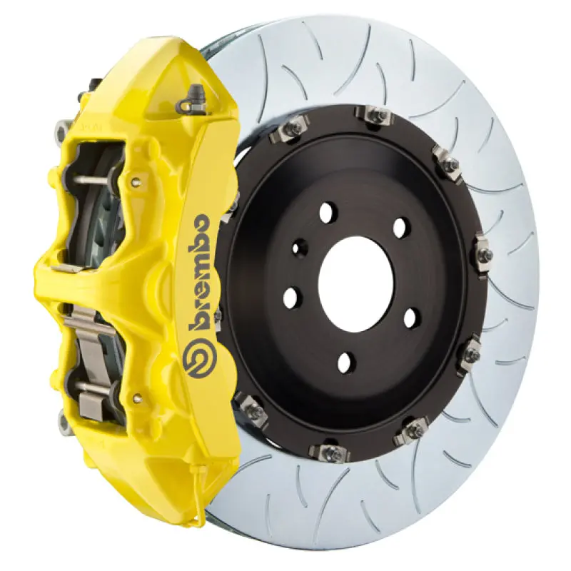 Brembo Gt Big Brake Kit – Front, 6-Piston Calipers & Slotted 405X34Mm Two-Piece Rotors For 2009–2015 Bmw 7-Series 1
