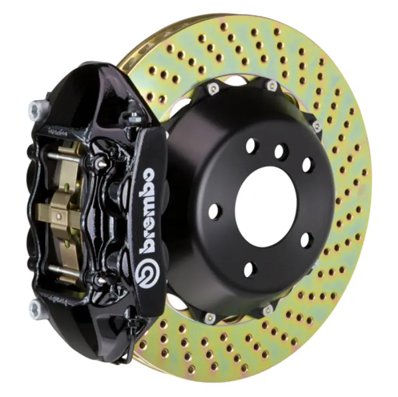 Brembo Gt Big Brake Kit – Rear, 4-Piston Calipers With Drilled 380×28Mm Two-Piece Rotors For 2003–2007 Porsche Cayenne & Cayenne Turbo 1