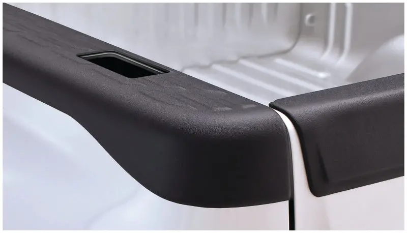 Bushwacker Bed Rail Caps For 2007–2013 Gmc Sierra 1500 Fleetside – 97.6" Length, Uv-Resistant Black Abs Plastic 1