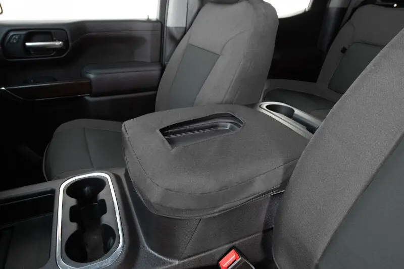 Covercraft Endura Precisionfit Seat Covers – Second Row, Silver/Charcoal, For 2018–2024 Jeep Wrangler 1