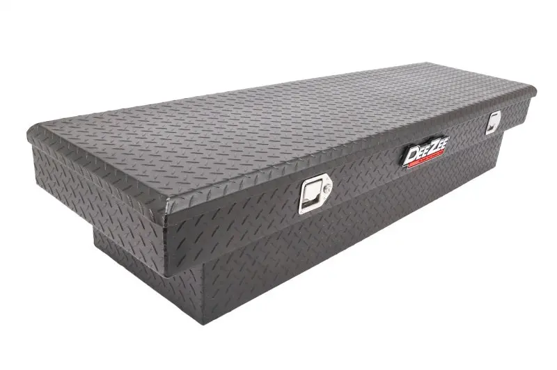 Deezee Red Crossover Single-Lid Universal Truck Tool Box – Black Bt Series 1