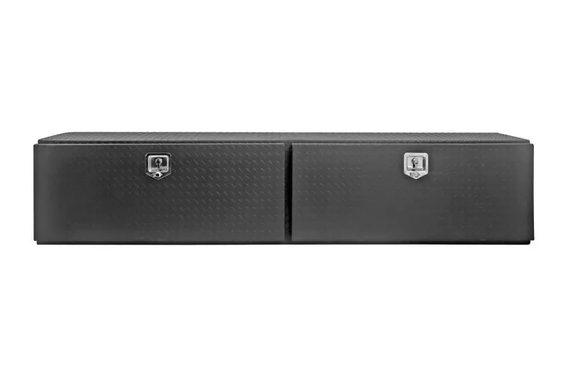 Deezee Universal Aluminum Topsider Toolbox – 96" Black, Specialty Design, Textured Black Finish 1