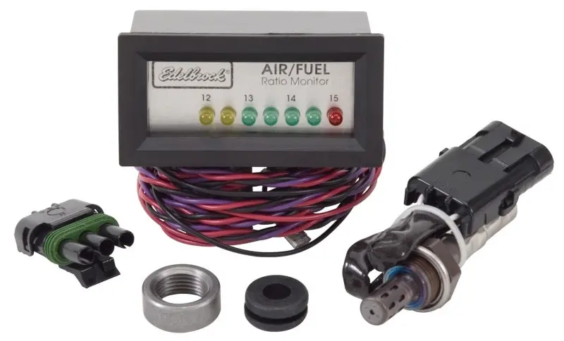 Edelbrock Air/Fuel Ratio Monitor – Digital Wideband O2 Gauge With Data Logging And Programmable Alarms 1