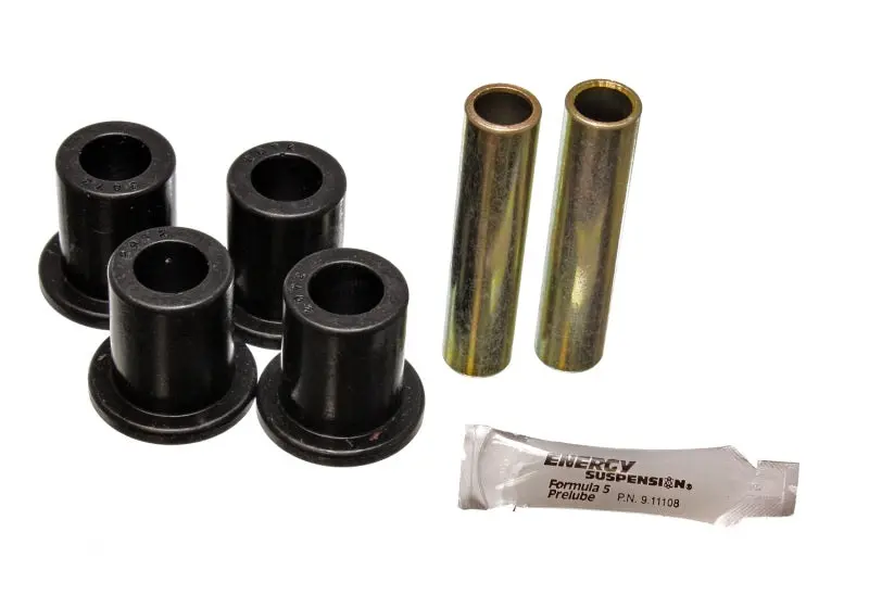Energy Suspension Front Spring Shackle Kit – Polyurethane Replacement, Black 1