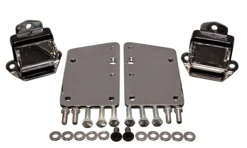 Energy Suspension Ls-Series Motor Mount Conversion Kit – Black Polyurethane With Chrome-Plated Hardware 1