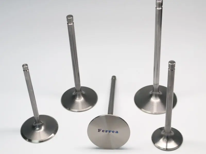 Ferrea Chevy/Chry/Ford Bb 1.95In 11/32In 6.04In 0.25In 25 Deg Tulip Ti Comp Exhaust Valve - Set Of 8 2