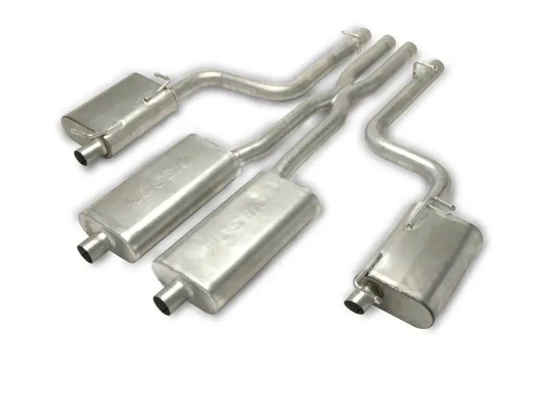 Gibson Stainless Steel Cat-Back Dual Exhaust System For 2011–2014 Dodge Charger R/T 5.7L 1