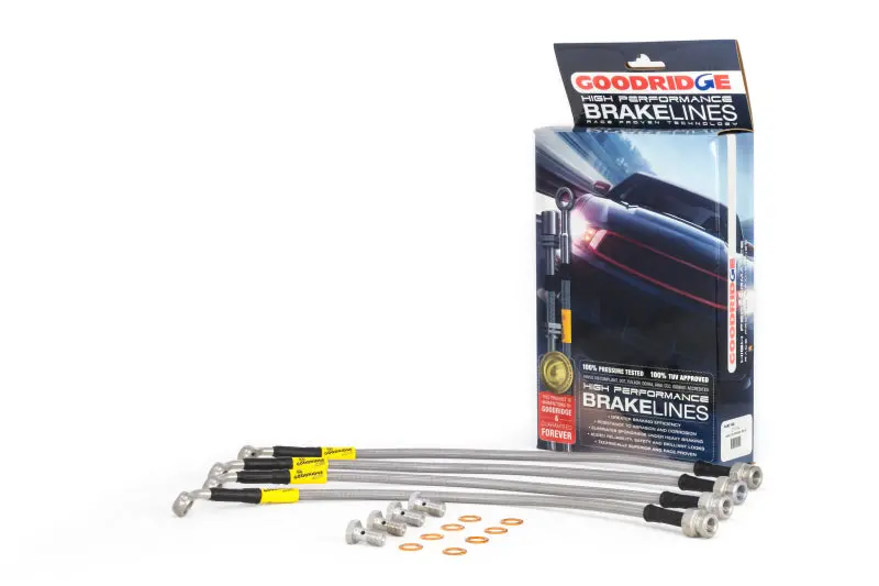 Goodridge Stainless Steel Brake Line Kit For 2005–2012 Nissan Pathfinder 1