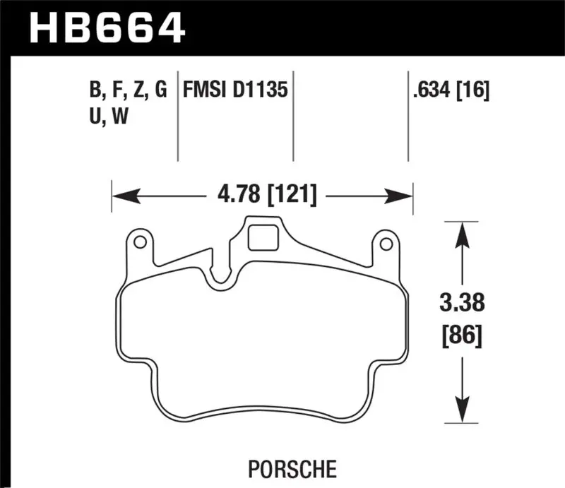 Hawk Endurance Racing Er-1 Brake Pads For Porsche 911 – Track-Optimized Compound Compatible With Iron And Metallic Rotors 1