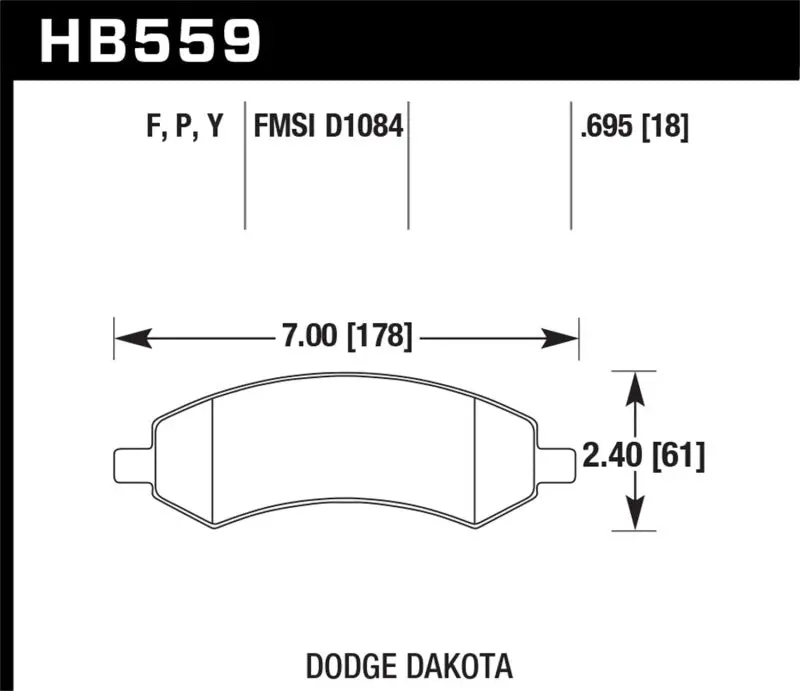 Hawk Lts Low-Dust Ceramic Brake Pads For Street Performance 1