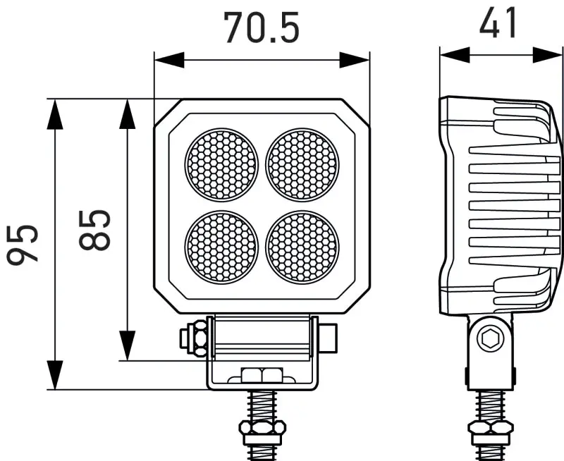 Hella Valuefit Ts1700 Led Work Light – Mv Cr Lt, High-Output Utility Lighting 2