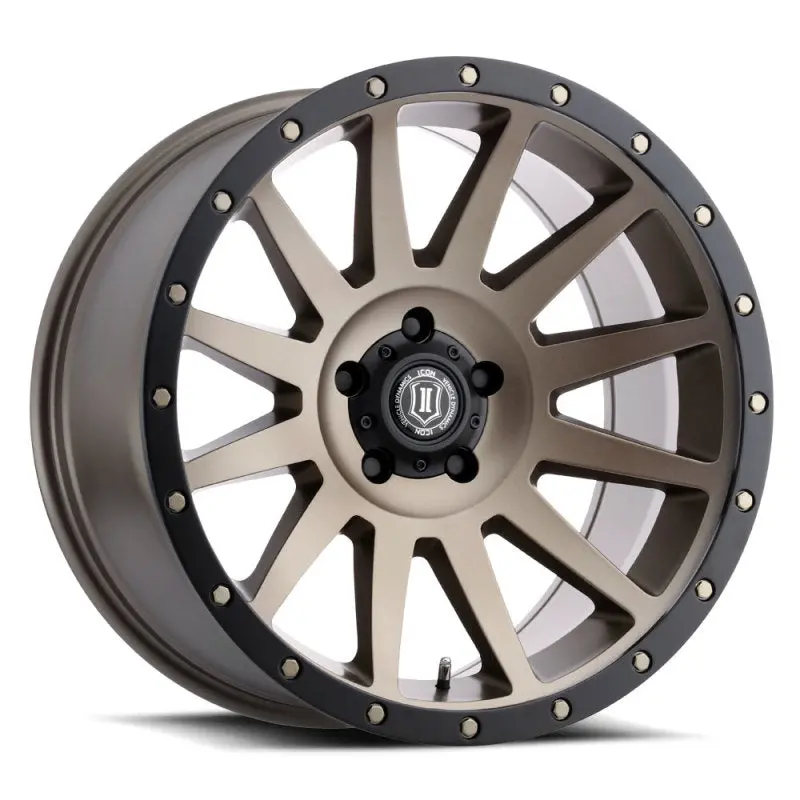 Icon Compression 20X10 5X5 -12Mm Offset 5In Bs 71.5Mm Bore Bronze Wheel 1