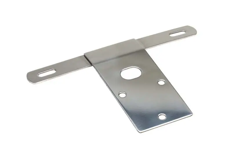 Kentrol Polished Stainless Steel License Plate Bracket For 1976–1986 Jeep Cj Models 1