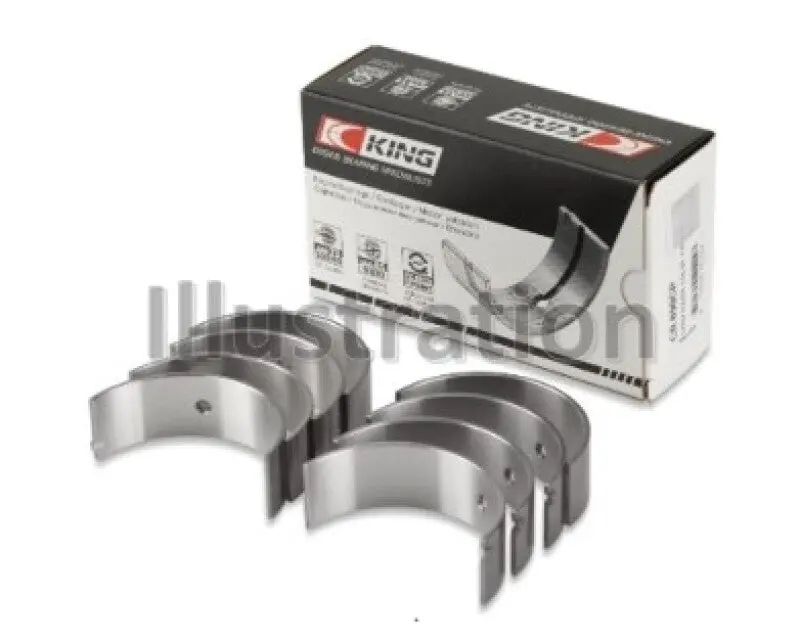 King Engine Bearings Chevrolet Chevette (Size +0.25Mm) Connecting Rod Bearing Set 1
