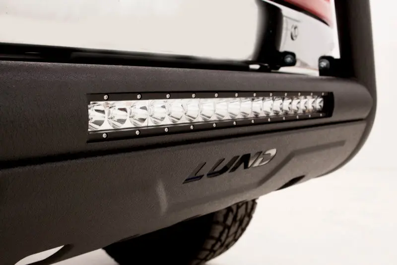 Lund Heavy-Duty Bull Bar For 2019–2022 Chevrolet Silverado 1500 (Excluding 2019 Light Duty) – Includes Integrated Lighting & Wiring Harness, Matte Black 1