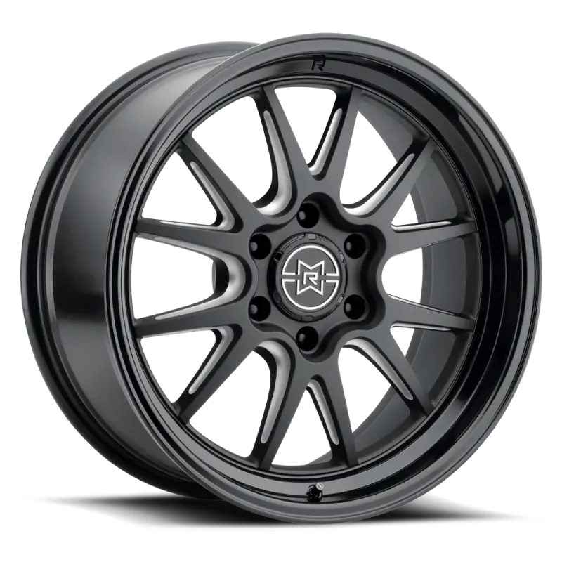Method Mr802 Raised Bead Wheel – 22X10", 6X135 Bolt Pattern, +10Mm Offset, 87Mm Bore, Double Black Milled 1