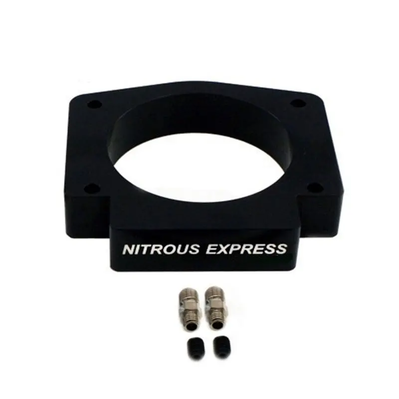 Nitrous Express 90Mm Four-Bolt Ls Nitrous Plate System – No Solenoids Or Plumbing Included 1