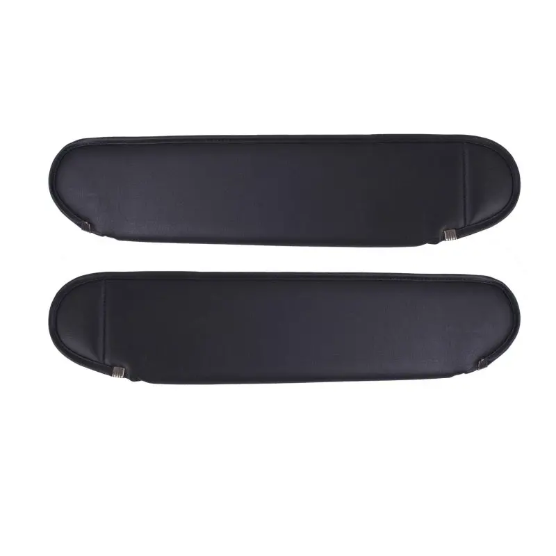 Omix-Ada Charcoal Sun Visors For 1987–1995 Jeep Wrangler Yj 1