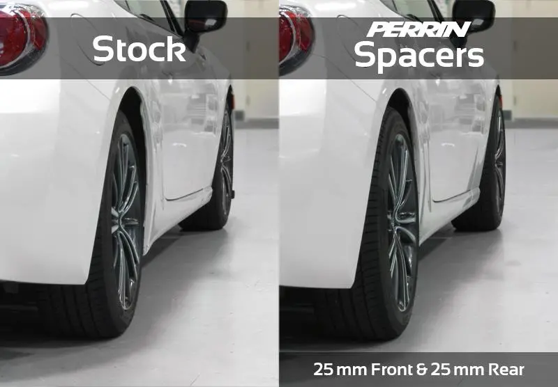 Perrin 5X100Mm Subaru Wheel Spacers – 25Mm Offset, Pair 1