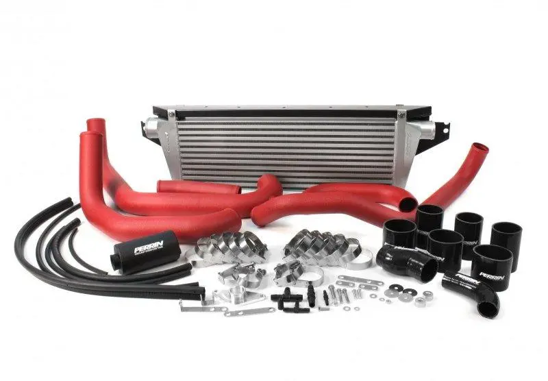 Perrin Front Mount Intercooler Core & Beam Assembly – Silver Finish For 2002–2007 Subaru Wrx/Sti 1