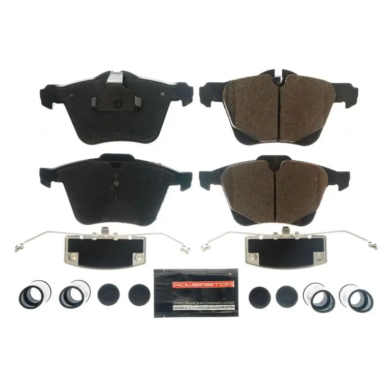 Power Stop Z23 Evolution Sport Brake Pads With Hardware – Front Set For 2014–2019 Jaguar F-Type 1