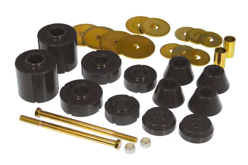 Prothane 12-Piece Black Body Mount Bushing Kit For 1967–1972 Gm Full-Size Vehicles 1