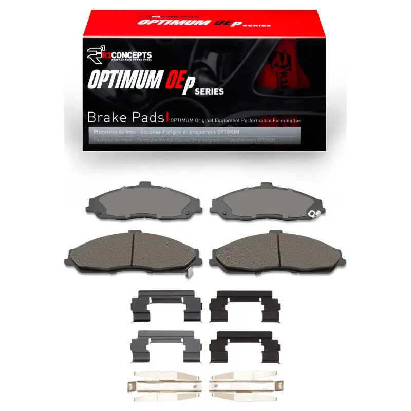 R1 Front Brake Pad & Hardware Kit – Oe-Style Replacement For 2011–2013 Chevrolet Corvette 1