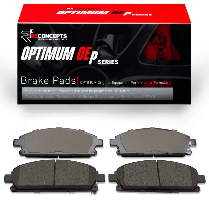 R1 Optimum Oe Front Brake Pads – Compatible With 1996–2017 Acura Mdx 1