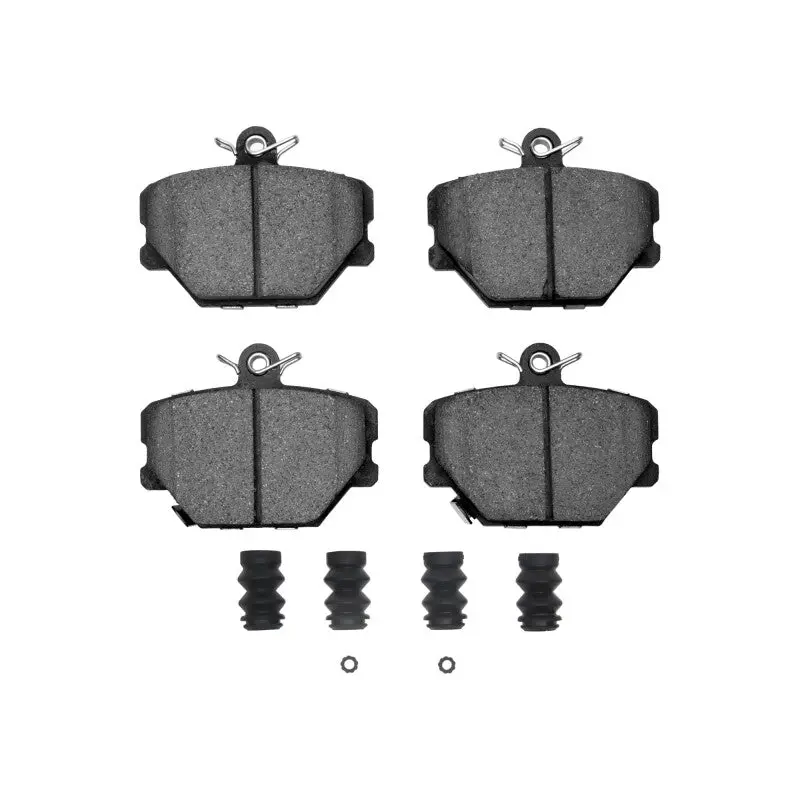 R1 Semi-Metallic Front Brake Pad And Hardware Kit For 2005–2016 Smart Fortwo 1