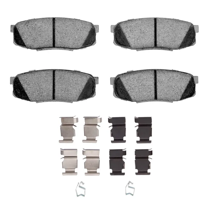 R1 Semi-Metallic Rear Brake Pad & Hardware Kit For 2007–2022 Lexus Lx570 1