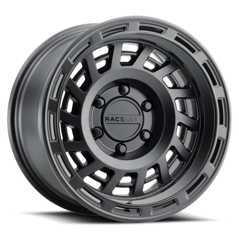 Raceline 957B Halo Satin Black Forged Wheel – 17X8.5", 6X135 Bolt Pattern, Zero Offset, 87.1Mm Hub Bore 1