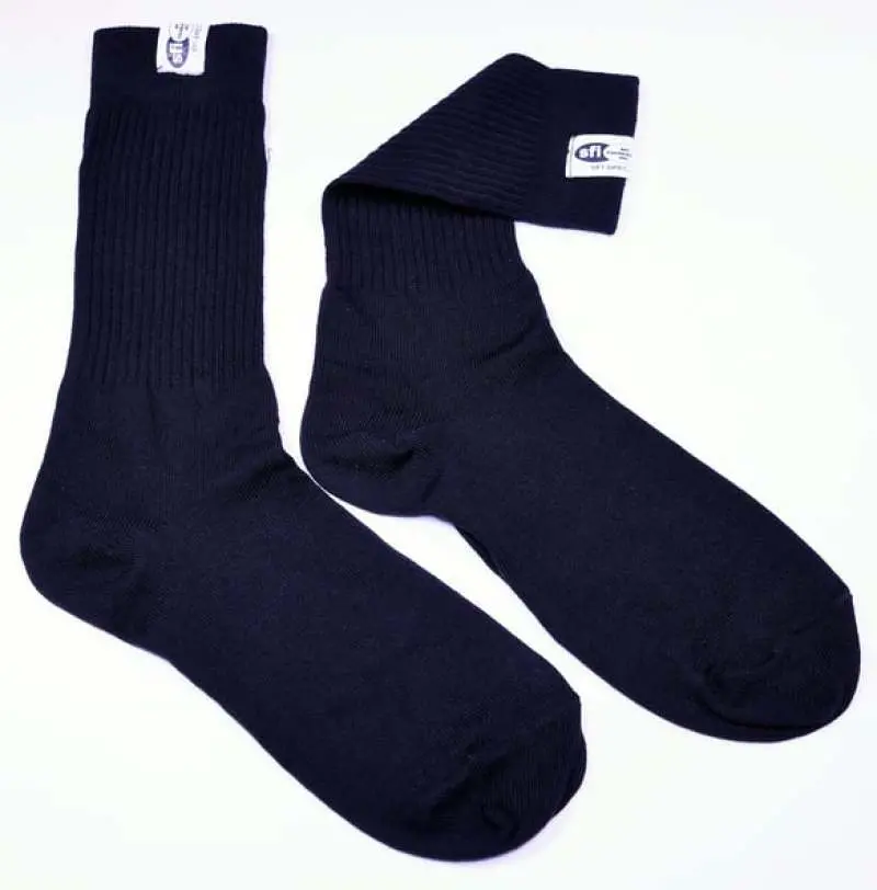 Racequip Sfi 3.3 Fire Retardant Socks X-Small -Shoe Size 1-4 Black 1