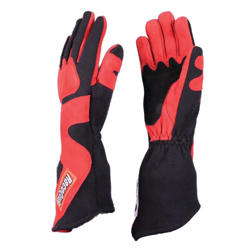 Racequip Sfi-5 Certified Racing Gloves – Red/Black Xl Long-Angle Cut Design For Enhanced Dexterity And Fire Protection 1