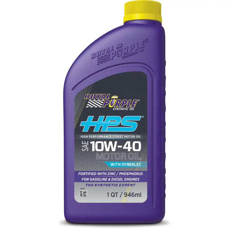 Royal Purple Hps Synthetic Motor Oil – 10W-40, High-Performance Street Formula, 1 Quart 1