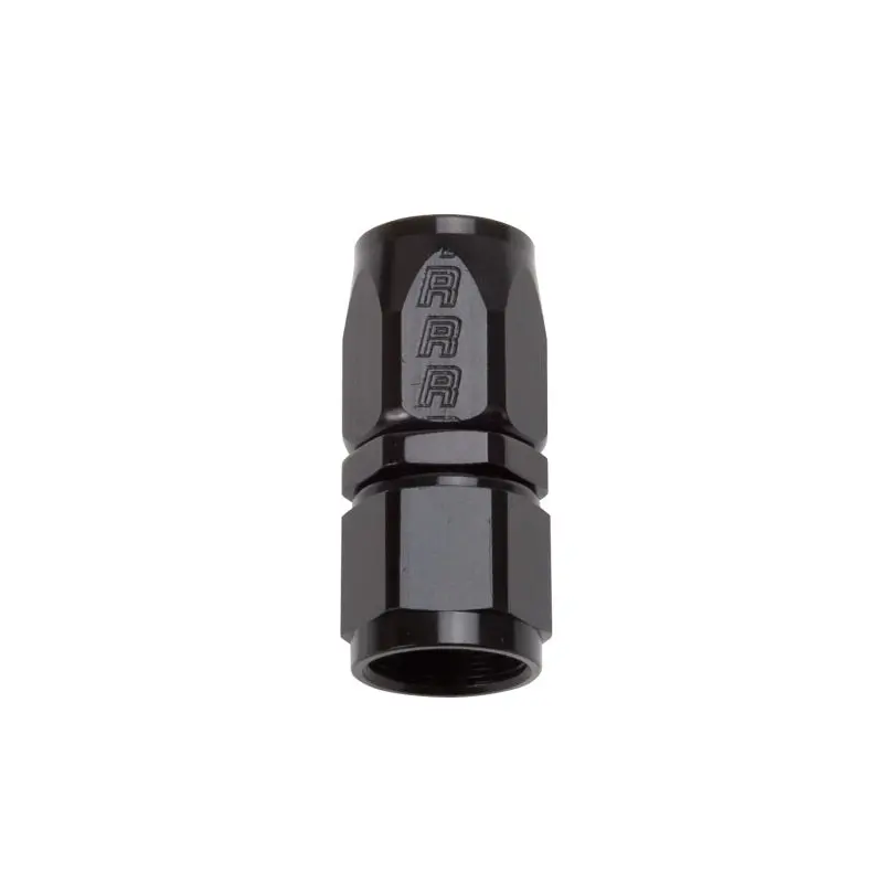 Russell Performance -6 An Black Straight Full-Flow Hose End Fitting 1