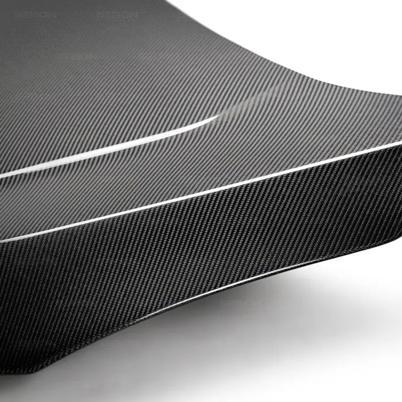 Seibon Carbon Fiber Cv-Style Hood For 2017 Honda Civic Type R – Lightweight Dry Carbon Construction 2