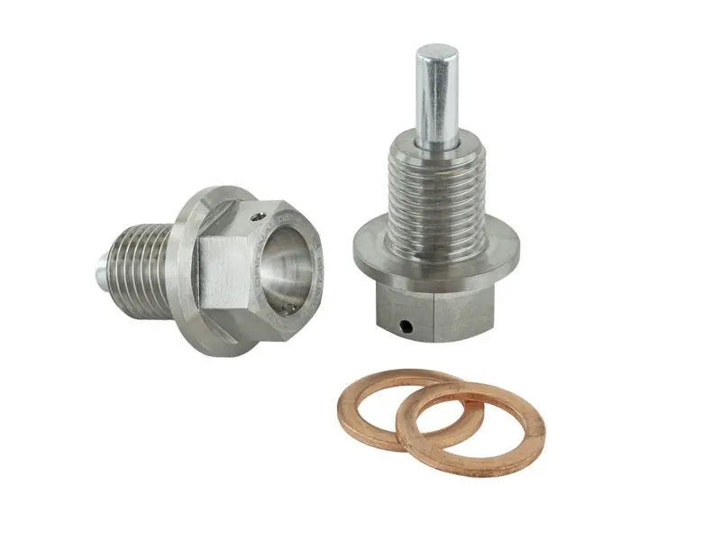 Skunk2 Titanium Magnetic Drain Plug Kit – M14X1.5 Thread, Designed For Honda & Acura Applications 1