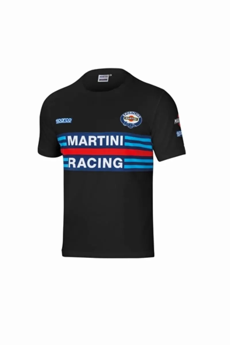 Sparco Martini-Racing Graphic T-Shirt – Black, Size Xs 1