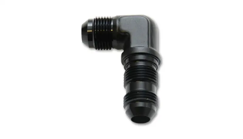 Vibrant -16An 90-Degree Anodized Black Bulkhead Adapter Elbow Fitting 1