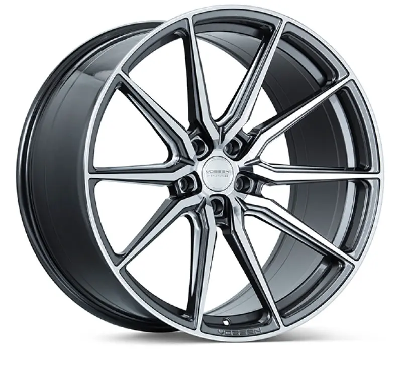 Vossen Hf-3 Forged Alloy Wheel – 20X10.5", 5X112Mm, Et30, Super Deep Face, Gloss Graphite/Polished 1