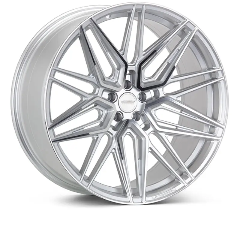 Vossen Hf-7 23X11 Wheel – Silver Polished, 5X112 Bolt Pattern, Et14 Offset, Super-Deep Face Design 1