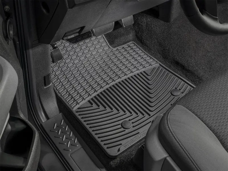 Weathertech Black Front Rubber Floor Mats For 2006–2011 Honda Civic Coupe And Si Coupe 1