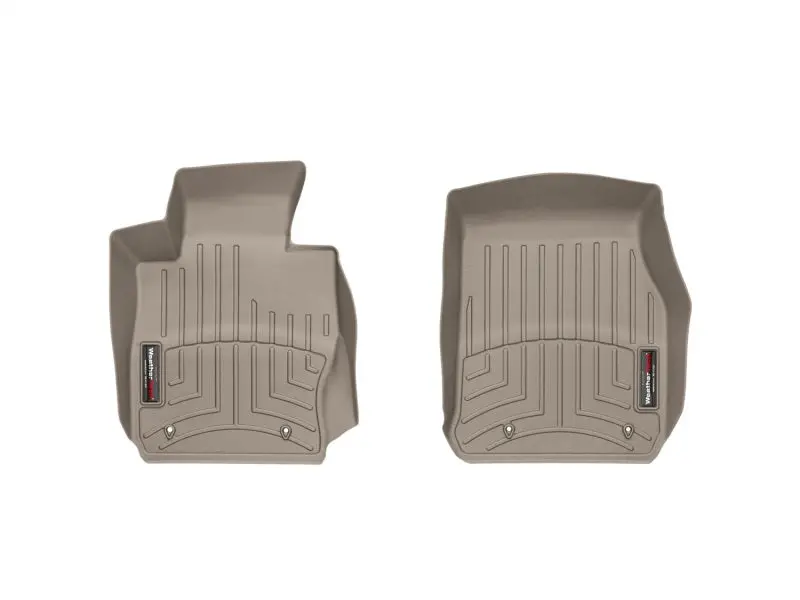 Weathertech Custom-Fit Front Floor Liners For 2012+ Bmw 3 Series – Tan 1