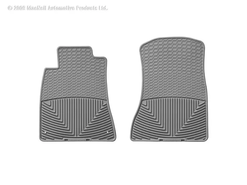 Weathertech Custom-Fit Rubber Floor Mats For 2002–2011 Lexus Sc 430 – Front Set In Grey 1