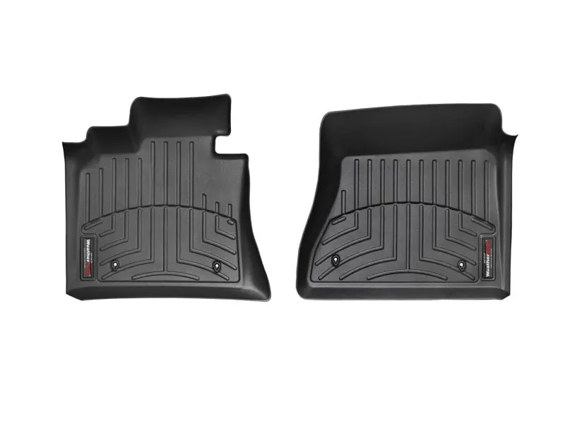Weathertech Front Floorliners For 2011–2017 Ford Fiesta – Precision-Fit, Black Thermoplastic 1