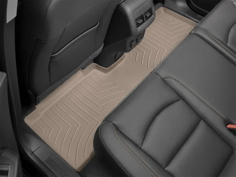 Weathertech Rear Floorliner For 2021+ Cadillac Escalade Esv (2Nd Row) – Tan Color 1