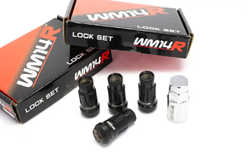 Wheel Mate Chrome Wheel Lock Set — 14X1.50 Thread, 4-Piece 1