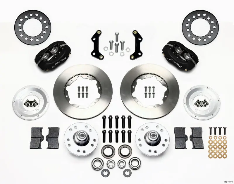 Wilwood Forged Dynalite Front Brake Kit – 11" Rotor, Compatible With 1973–1980 Gm A-, B-, E-, And F-Body Vehicles 1